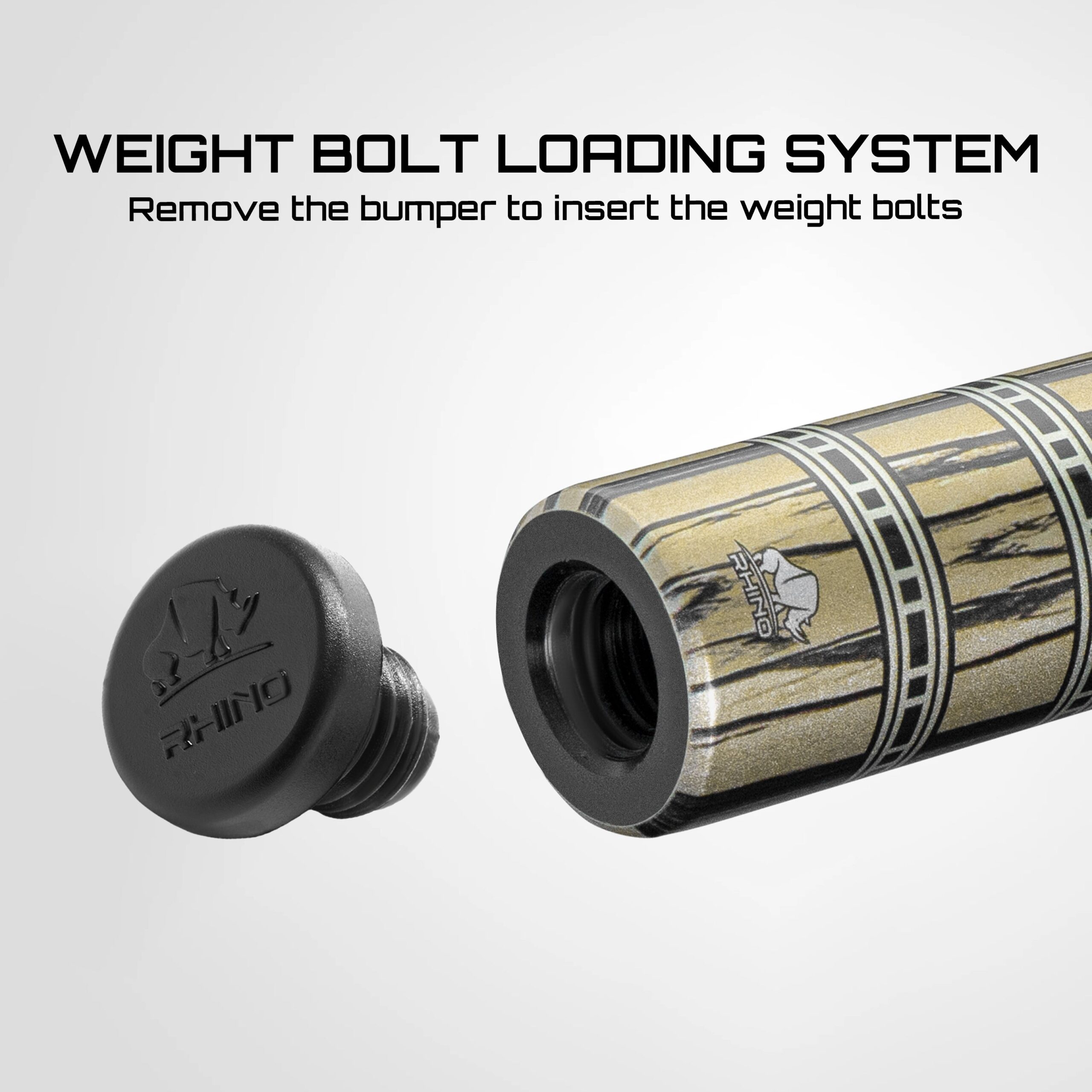 Rhino RETRÔ Pool Cue - Pale Moon Ebony - Crocodile Embossed Microfiber Leather Wrap - Arjumany