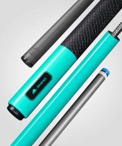 Rhino Luminax Pool Cue - Tropical Turquoise - Sport Wrap