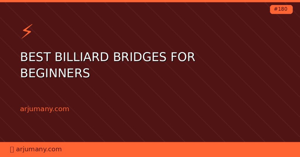 best billiard bridges for beginners