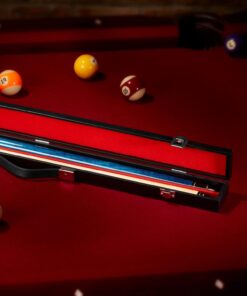 Aluminum Pool Cue Case - Hard Shell, Foam Interior, Lock - Arjumany