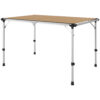 camping folding table - lightweight aluminum portable