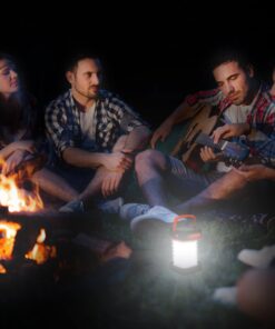 compact camp lantern 300 lumens rechargeable