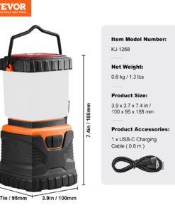 led camping lantern - rechargeable 1000 lumens