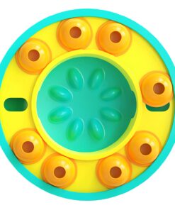 interactive cat puzzle feeder toy