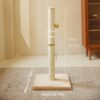 Natural sisal rope scratching post for cats with stable base