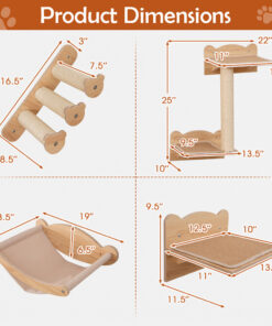 Cat window hammock perch bed with strong suction cups