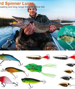 383 piece fishing lure tackle box complete bass kit