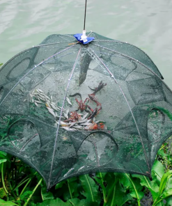 Foldable fishing bait trap net shrimp crawdad catcher