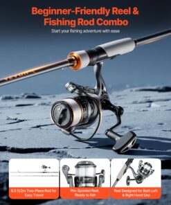 IM6 carbon fiber rod and reel combo beginner friendly