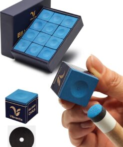 Pro Pool Chalk (6-Pack) - Non-Stain, Competition Grade - Arjumany