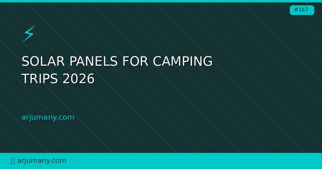 solar panels for camping trips 2026