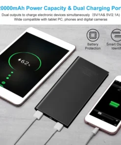 solar power bank 20000mAh waterproof