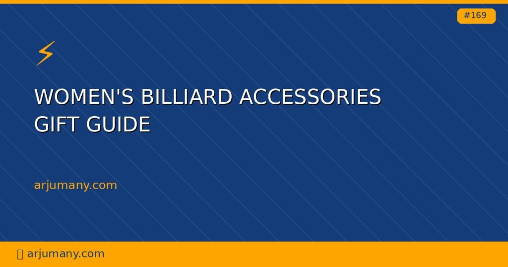 women's billiard accessories gift guide