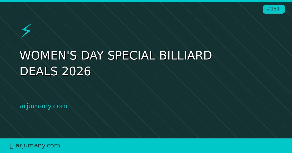 women's day special billiard deals 2026