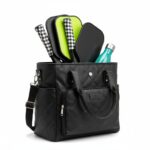 Women's Pickleball Tote Bag - 4 Paddle Court Fashion